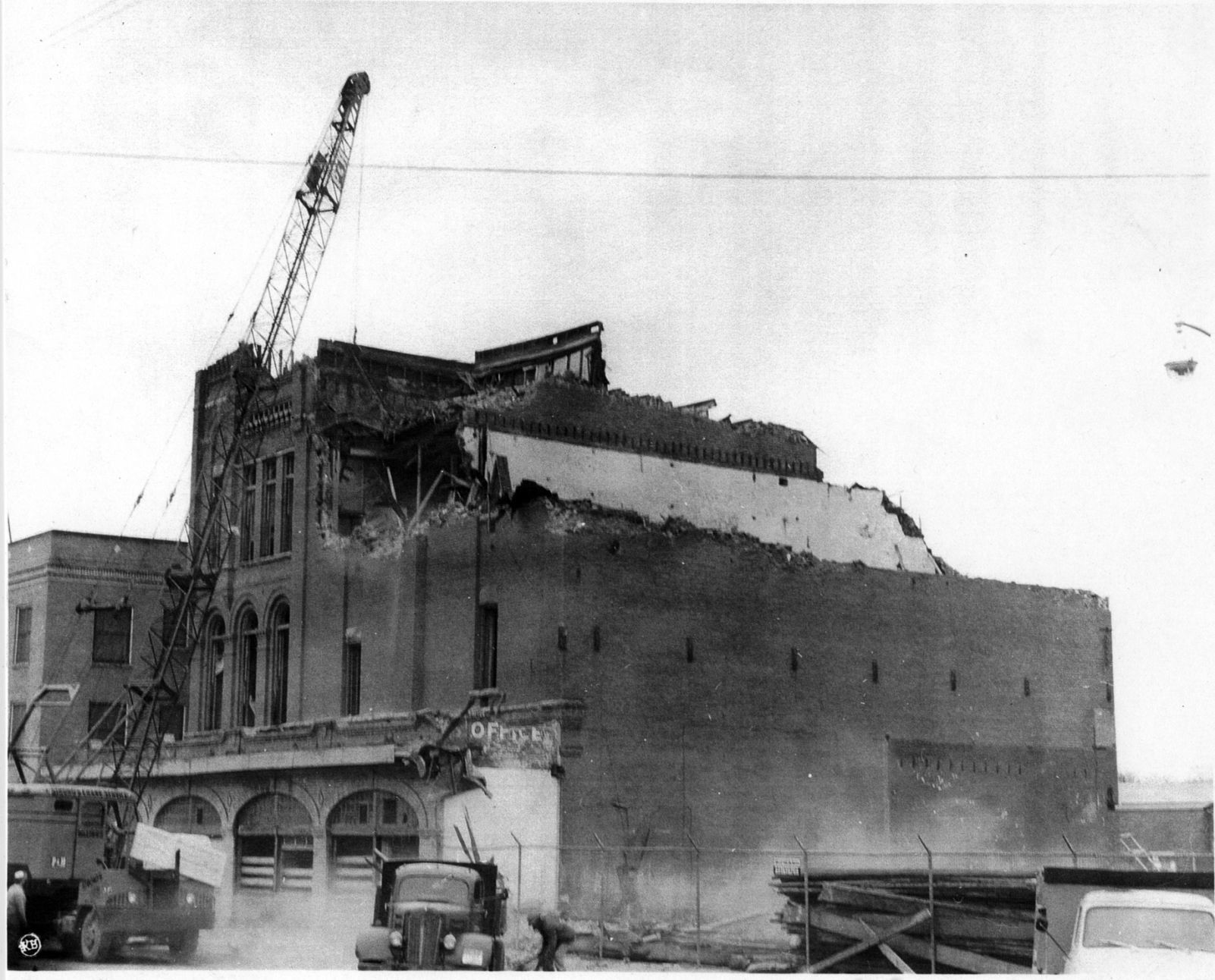 Billings Brewery demolition, 1959